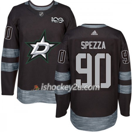 Mænd NHL Dallas Stars Trøje Jason Spezza 90 1917-2017 100th Anniversary Adidas Sort Authentic